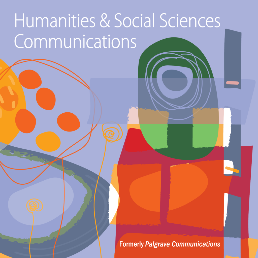 【2024年4月30日】Humanities and Social Sciences Communications誌に共著論文がアクセプトされました！